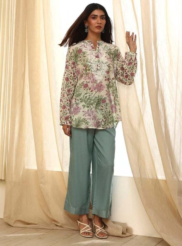 BIBA Solid Palazzos - Image 2